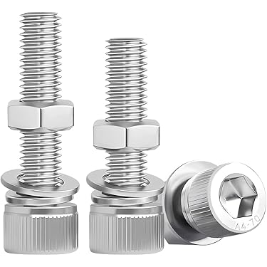 Amazon | ステンレス鋼 六角穴付ボルトM2.5 全ネジ ねじボルト ナット